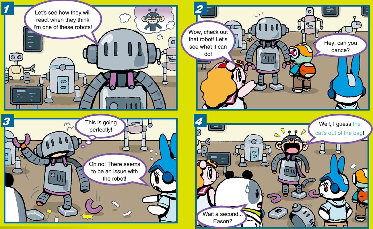 ComicGRobots in everyday life