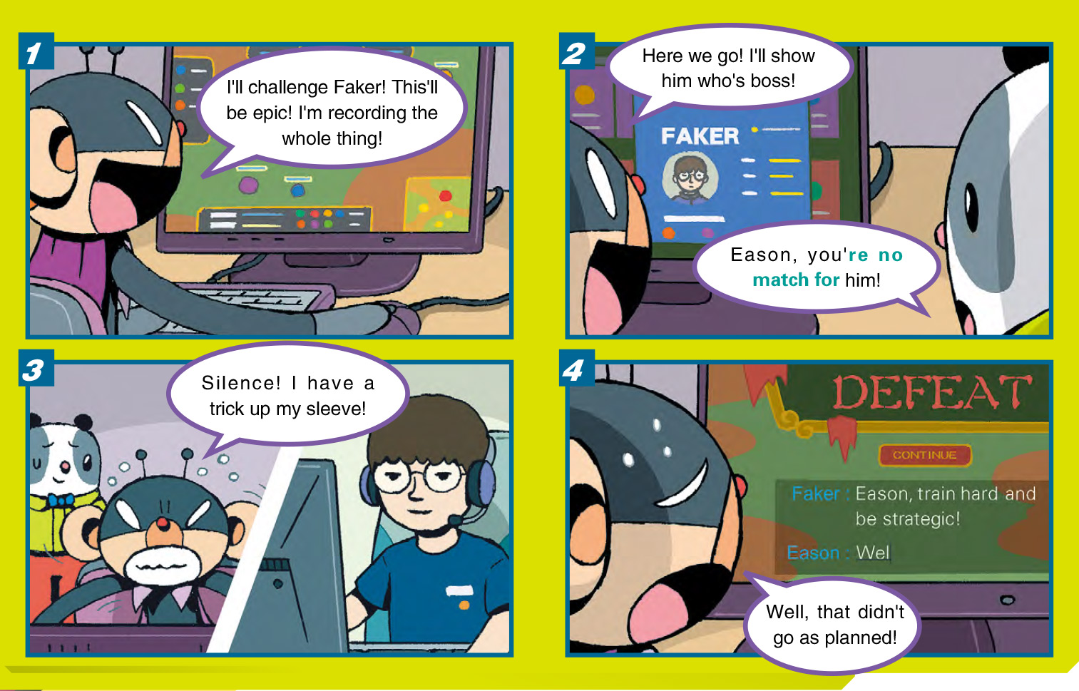 Comic : Esports player Faker