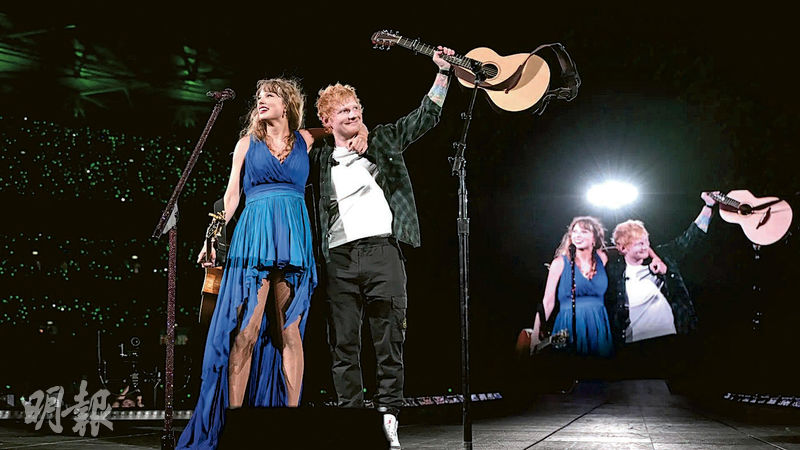 ^CGTaylor SwiftpUݹJ`3ka Ed SheeranߦX۱Ȱ